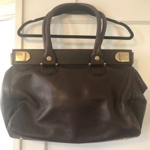 Bally leather tote